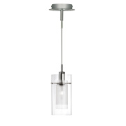 Duo I 5Lt Pendant - Chrome & Double Glass