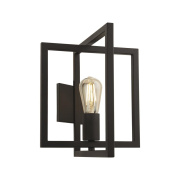 Plaza Adjustable Wall Light - Matt Black Metal