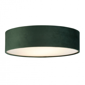 Svietidlá Searchlight - Drum 2Lt Flush - Green Velvet | KÓD: 23298-2GR