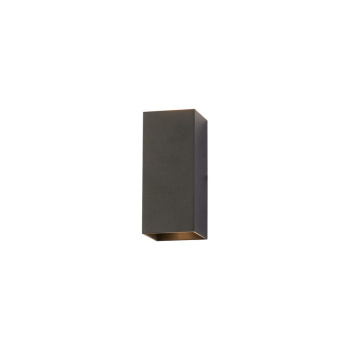 Svietidlá Searchlight - Don Square Up&Down Wall Light, GU10, Black | KÓD: 24126BK