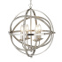 Orbit 4Lt Pendant - Satin Silver