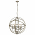 Orbit 4Lt Pendant - Antique Brass