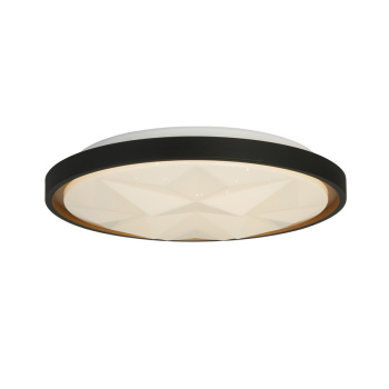 Svietidlá Searchlight - Satellite LED Flush, Black with Star Effect Diffuser | KÓD: 26185-415