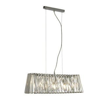 Svietidlá Searchlight - Tiara 4Lt Pendant - Chrome & Crystal | KÓD: 2894-4CC