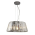 Rotunda 9Lt Pendant - Chrome & Smoked Crystal