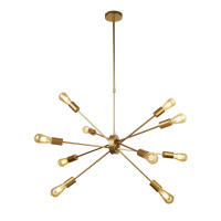 Alpha 10Lt Pendant  - Gold Metal - 29010-10GO 29010-10GO