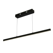 Layla Gesture Control Pendant - Black Metal & Opal Acrylic