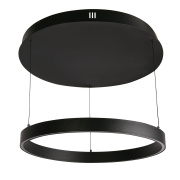 Layla Gesture Control Pendant - Black Metal & Opal Acrylic