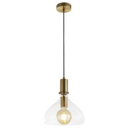 Margarita 3Lt Bar Pendant - Brass with Clear Glass
