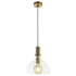 Margarita 3Lt Bar Pendant - Brass with Clear Glass