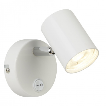 Svietidlá Searchlight - Rollo Spotlight Wall Light - White Metal | KÓD: 3171WH