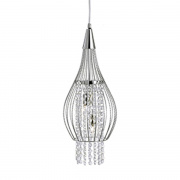 Curva 4Lt Pendant - Aluminium Tubes & Glass