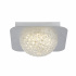 OUTDOOR LED UP/DOWN LIGHT WALL BRACKET - GREY - CLEAR DIFFUSER