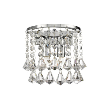 Svietidlá Searchlight - Hanna 2Lt Wall Light - Chrome Metal & Clear Crystal | KÓD: 3302-2CC