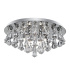 Hanna 2Lt Wall Light - Clear Crystal & Chrome