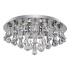 Hanna 2Lt Wall Light - Clear Crystal & Chrome