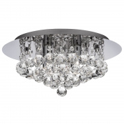 Hanna 6Lt Flush - Chrome & Clear Crystal