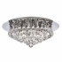 Hanna 2Lt Wall Light - Chrome & Clear Crystal