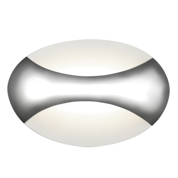 Svietidlá Searchlight - Glow LED Wall Light Oval - Chrome/Sand White | KÓD: 3420CC