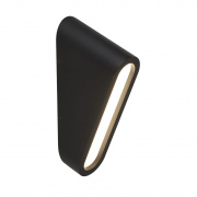 Troy LED Outdoor Wall Light - Black & Glass, IP44