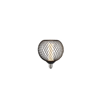 Svietidlá Searchlight - RN metal cage RN-BMC125152T black color 4.5W dimmable | KÓD: 36604BK