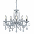 MARIE THERESE - 12LT CHANDELIER, CHROME, CLEAR CRYSTAL GLASS