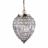 Moscow Pendant - Antique Brass & Ribbed Glass