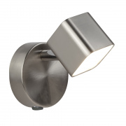 Rollo 3Lt Round Spotlight - White Metal