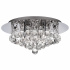 Autumn 5Lt Bathroom Chandelier- Chrome & Crystal Glass, IP44