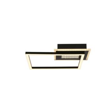 Svietidlá Searchlight - Quadrate LED Flush. Matt Black | KÓD: 44250BK