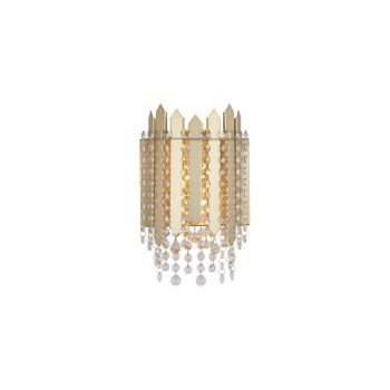 Svietidlá Searchlight - Spear 2Lt Wall Light, Gold Metal with Clear Crystal | KÓD: 44710-2GO