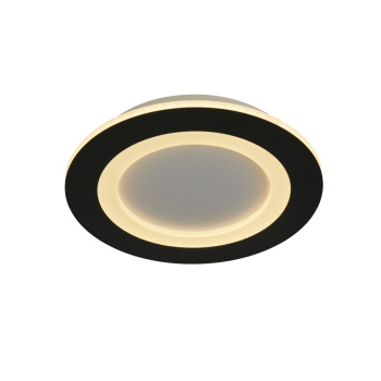 Svietidlá Searchlight - Ringo LED Round Flush. Matt Black | KÓD: 44712BK