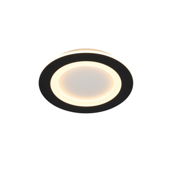 Svietidlá Searchlight - Ringo LED Round Flush. Matt Black | KÓD: 44713BK
