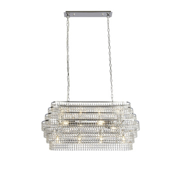 Svietidlá Searchlight - Rene 12Lt Ceiling Pendant - Chrome & Crystal | KÓD: 4512-12CC