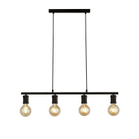 Dance 4Lt Bar Pendant - Sand Black Metal - 45201-4BK 45201-4BK