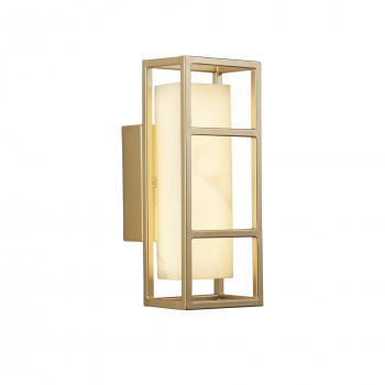 Svietidlá Searchlight - Mirage LED Wall Light, Matt Gold & Marbleised Resin | KÓD: 45911GO