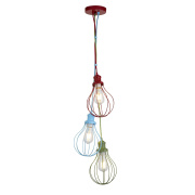 Novelty Balloon 3Lt Pendant - Coloured Metal