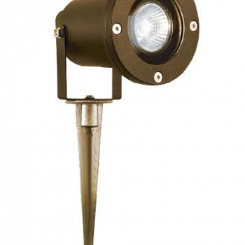 Svietidlá Searchlight - Spikey Outdoor Spike - Rust Brown Metal | KÓD: 5001RUS-LED