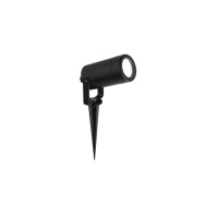 Spikey Outdoor Coastal Spotlight - Black Polycarbonate - 5010BK 5010BK
