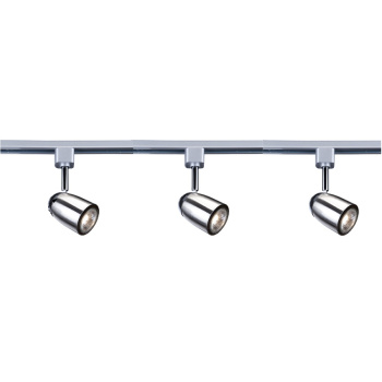 Svietidlá Searchlight - Track & Spot Pack- 3 Silver Heads, 1m Track, 2 Way Connector | KÓD: 51018SS