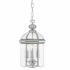 Bevelled Lantern Domed Pendant - Antique Brass & Glass