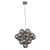 Berry 27Lt Pendant - Chrome & Smoke Glass