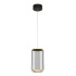 Circolo Cage LED Pendant - Black Metal