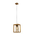 SQUARE WOVEN BAMBOO WOOD 2LT FLOOR LAMP