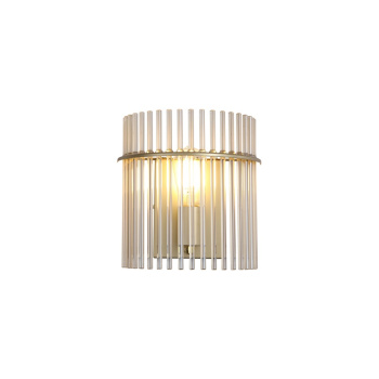 Svietidlá Searchlight - Swizzle 1Lt Wall Light, Gold Metal with Champagne Rods | KÓD: 55625CP