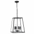 Bevelled Lantern Domed Pendant - Chrome & Glass