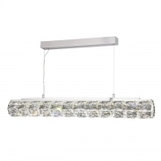 BOUQUET 1LT CHROME WALL LIGHT WITH CRYSTAL GLASS
