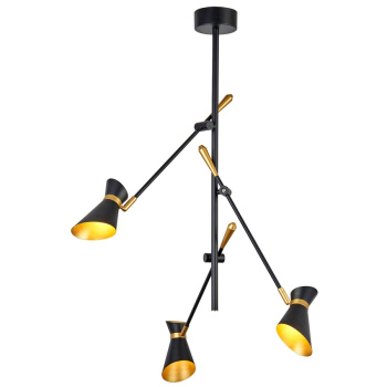 Svietidlá Searchlight - Diablo Spotlight 3Lt LED Ceiling Light - Matt Black Metal | KÓD: 5943-3BG
