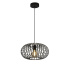 Avery Semi Flush Ceiling Light - Black Metal