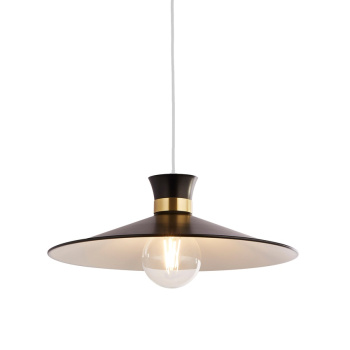 Svietidlá Searchlight - Balham Pendant - Black & Gold Metal | KÓD: 601891BK